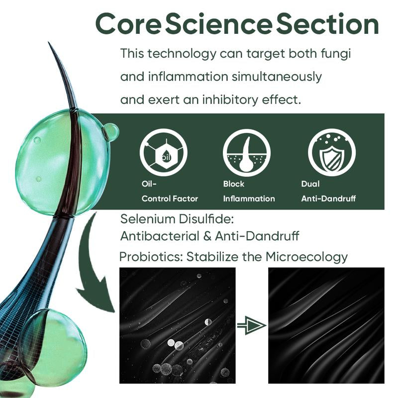 【N】Easyes Rosemary Hair Shampoo Anti-Dandruff Anti-Thinning Repairs Strengthens 3 in 1 - Gently Cleanse Suitable for All Hair Types Woody Fragrance Women and Men Shampoo Vegan No Animal Testing Hair Product the Best Choice for Gifts