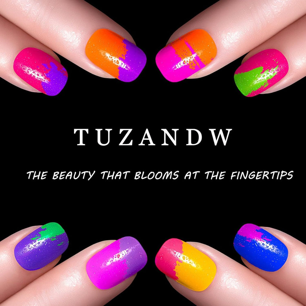 Elevate Your Style with Stunning Blue Marble & Sequins Coffin Press-On Nails - 24 Medium Length Glossy Acrylic Designs for Effortless Glam!