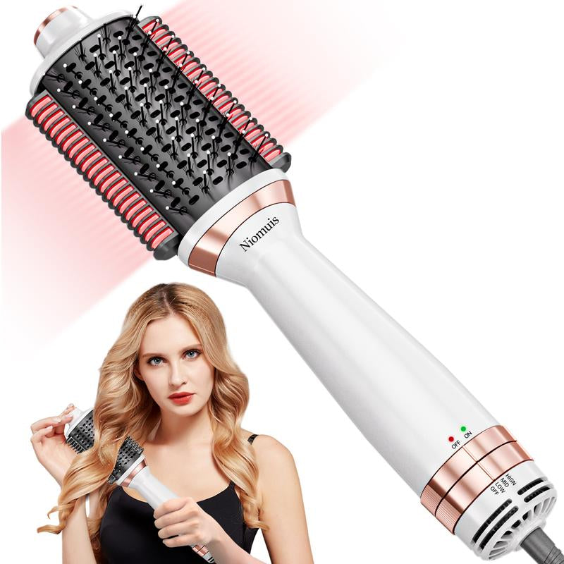 Betahouse Blow Dryer Brush – Professional Hot Air Brush for Drying, Straightening, Curling & Volumizing, Smooth Heated Comb & Dual-Mode Styler, Perfect Gift for Mon , Blowout Hair Styling Straightener Tools Curler 4-In-1