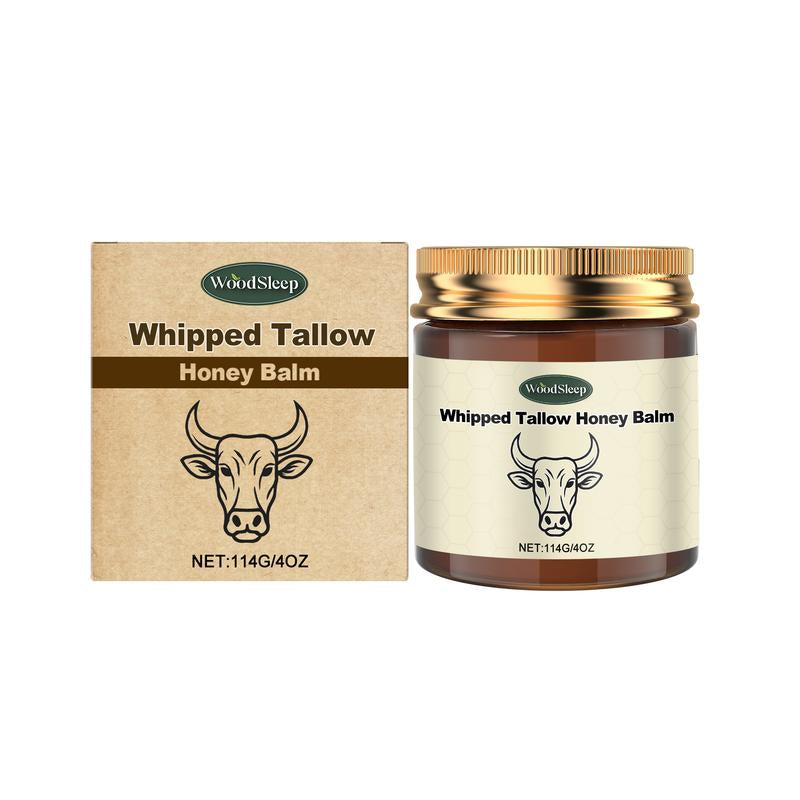 Whipped Grass-Fed Beef Tallow Honeybalm-4 0Z,Moisturizing Cream for Soft,Smoothskin-Handmade All-Natural Moisturizer - Lavender,Hydrating,Comfort,Moisture Boostcream,Luminous Firming Cream, Body Care,Hydrating Dry Skin