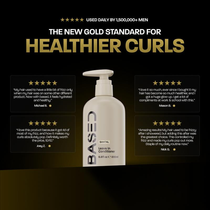 Dry Curls? BASED Leave-In Makes Them POP 💧🌀