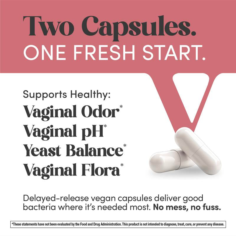 Renew Life Vaginal Probiotic for Women - Ultimate Flora - 6 Billion CFU - 60 Capsules - Vaginal Health and Ph Balance - Dairy Free