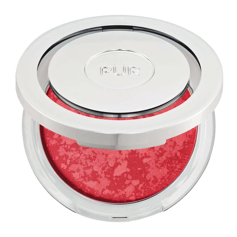 PUR Cosmetics Skin Perfecting Powder Blushing Act in Berry Beautiful - Blushing, Matte Finish, Lightweight, Cruelty-Free, Suitable for All Skin Tones