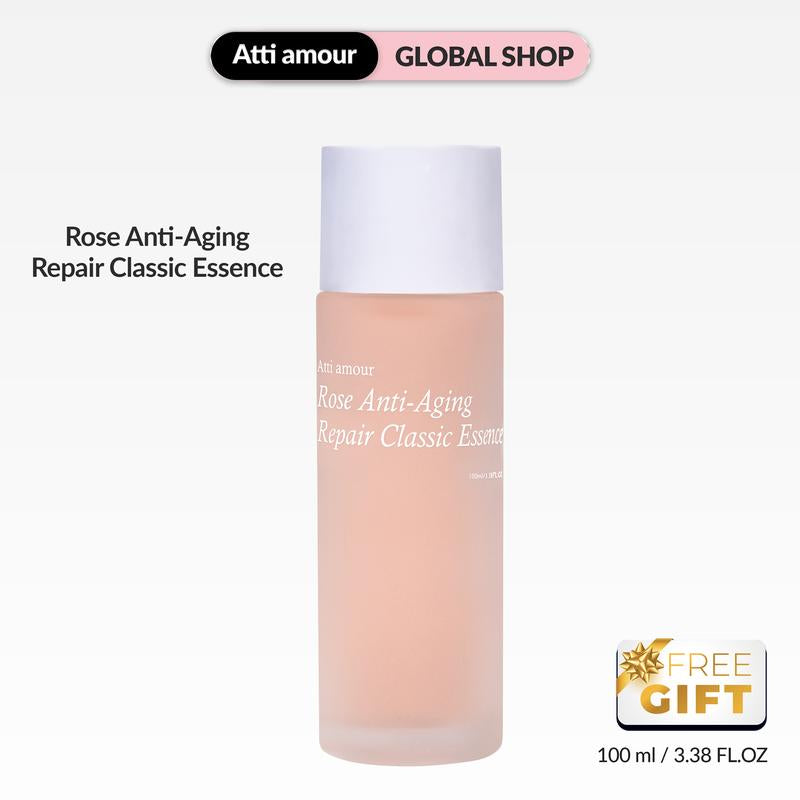 Zy Hydrate Moisturizing Attiamour Rose Essence Water - Anti-Aging, Hydrating Serum with Pure Plant Extracts for All Skin Types - 100ml