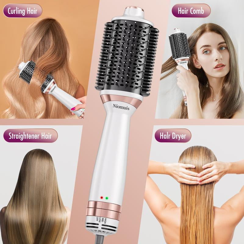 Betahouse Blow Dryer Brush – Professional Hot Air Brush for Drying, Straightening, Curling & Volumizing, Smooth Heated Comb & Dual-Mode Styler, Perfect Gift for Mon , Blowout Hair Styling Straightener Tools Curler 4-In-1
