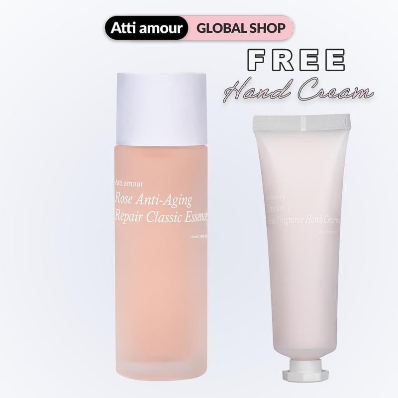 Zy Hydrate Moisturizing Attiamour Rose Essence Water - Anti-Aging, Hydrating Serum with Pure Plant Extracts for All Skin Types - 100ml