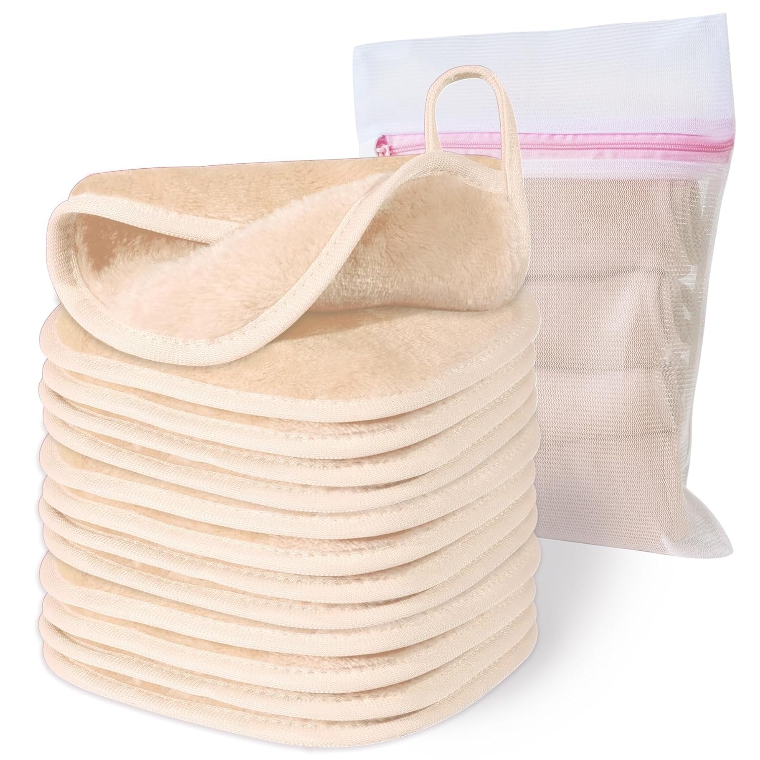 Experience Effortless Makeup Removal with Our Reusable 12-Pack Microfiber Makeup Remover Cloths - Perfect for All Skin Types!