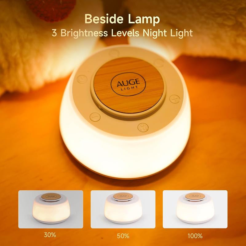 ✨ AUGE LIGHT 4-in-1 Sleep Sound Machine – Soothing White Noise & Night Light for Deeper, Calmer Sleep Anywhere 😴🌙