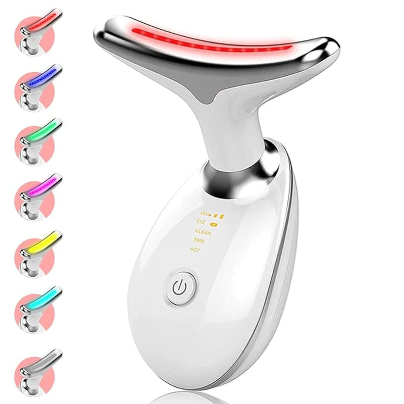 Revitalize Your Skin with Our Advanced Facial Massager | Double Chin Treatment | 7 Color Modes for Ultimate Face Sculpting | Thermal, Vibration, and Microcurrent Technology | Fast & Reliable Shipping with USPS/UPS Tracking